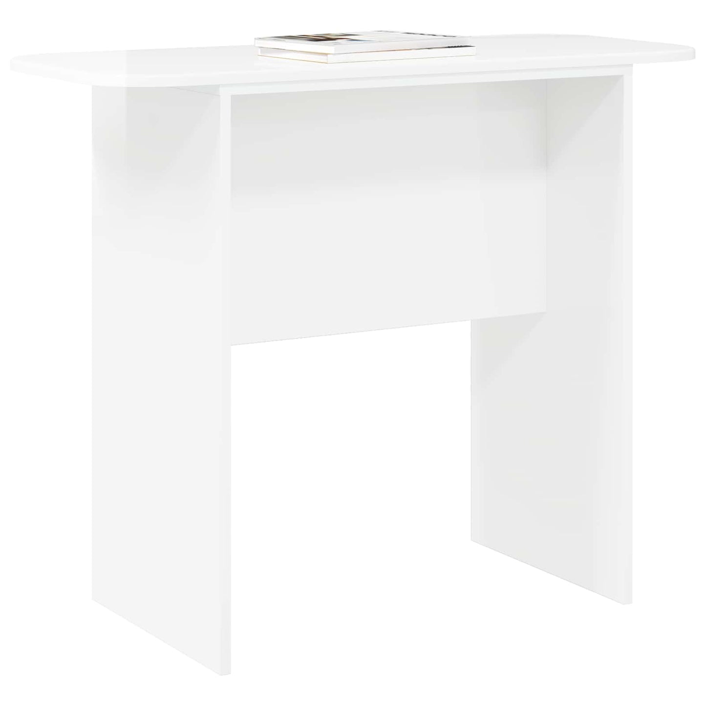 Console Table High Gloss White 93 x 40 x 75 cm Engineered Wood