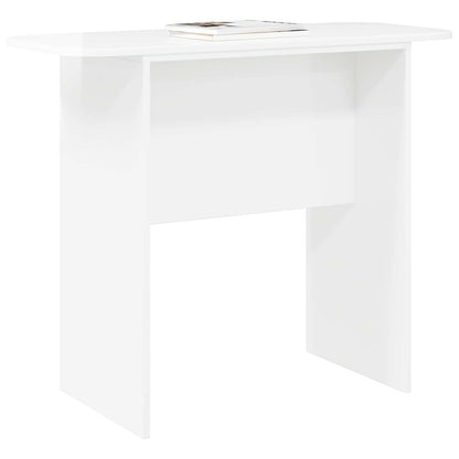 Console Table High Gloss White 93 x 40 x 75 cm Engineered Wood