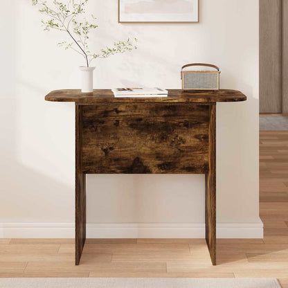 Console Table Smoked Oak 93 x 40 x 75 cm Engineered Wood