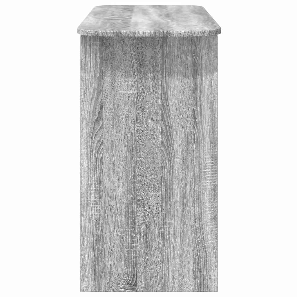 Console Table Grey Sonoma 93 x 40 x 75 cm Engineered Wood