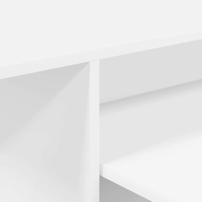 Console Table White 91.5 x 35 x 38.5 cm Engineered Wood