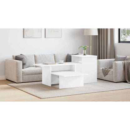 Console Table White 91.5 x 35 x 38.5 cm Engineered Wood