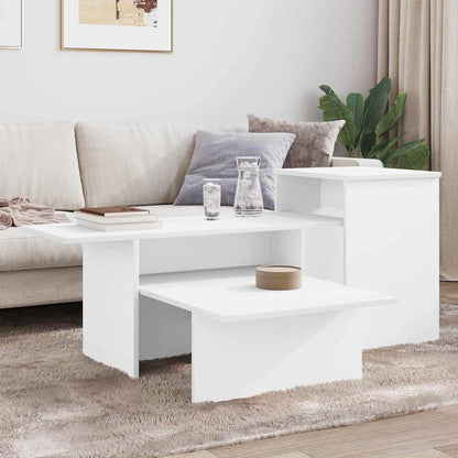 Console Table White 91.5 x 35 x 38.5 cm Engineered Wood