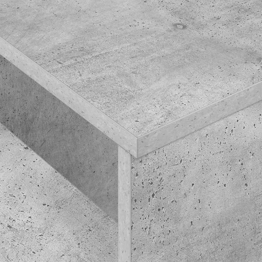 Console Table Concrete Grey 91.5 x 35 x 38.5 cm Engineered Wood