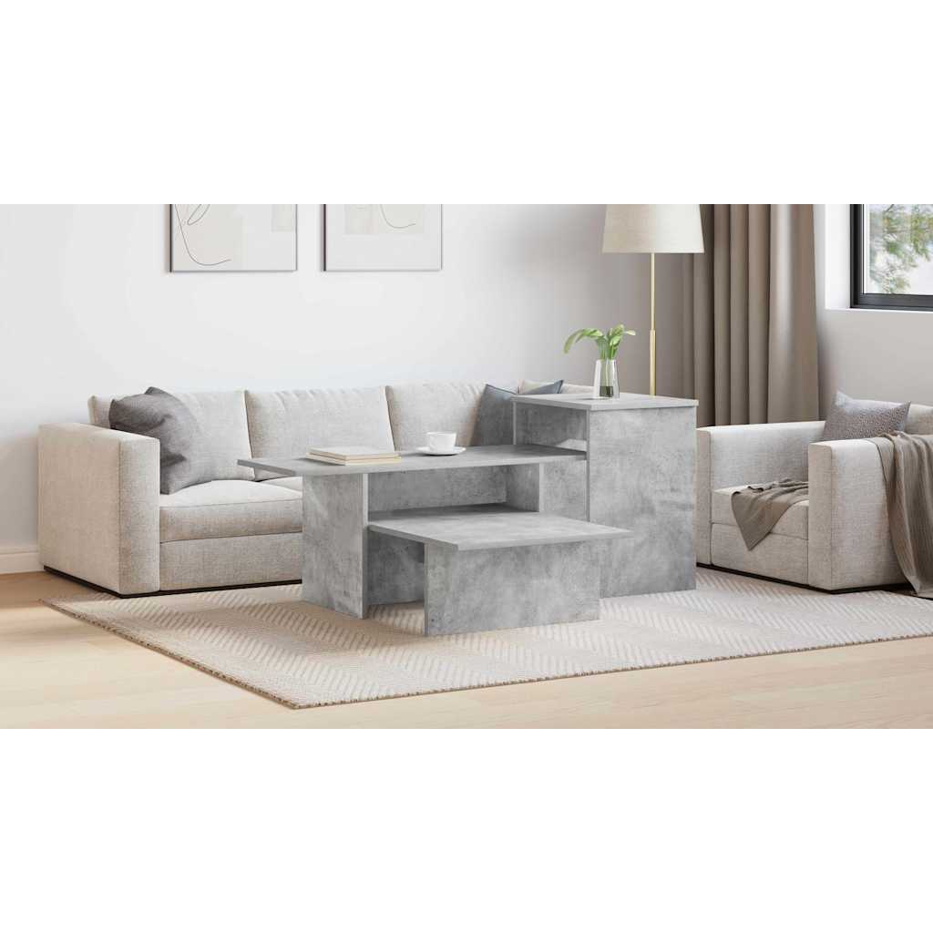 Console Table Concrete Grey 91.5 x 35 x 38.5 cm Engineered Wood