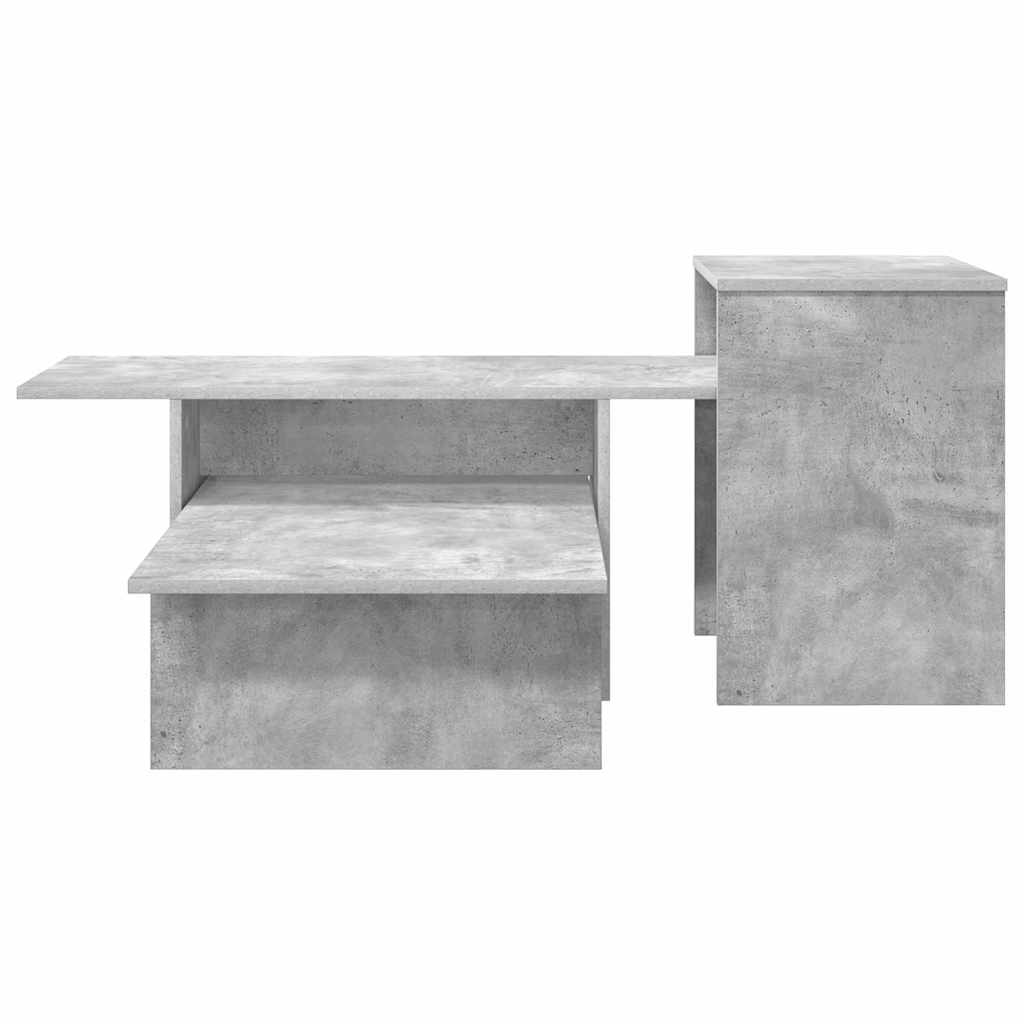 Console Table Concrete Grey 91.5 x 35 x 38.5 cm Engineered Wood