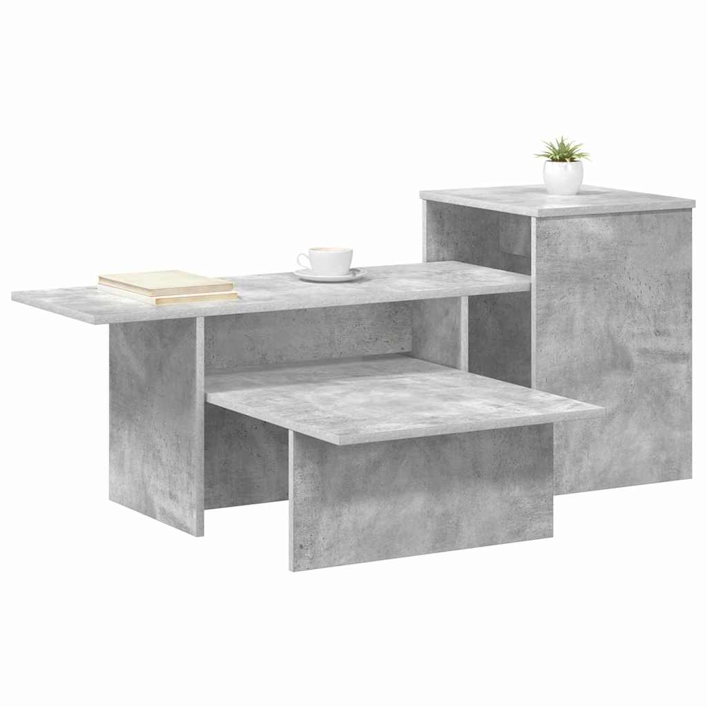 Console Table Concrete Grey 91.5 x 35 x 38.5 cm Engineered Wood