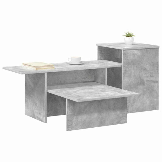 Console Table Concrete Grey 91.5 x 35 x 38.5 cm Engineered Wood