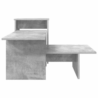 Console Table Concrete Grey 91.5 x 35 x 38.5 cm Engineered Wood
