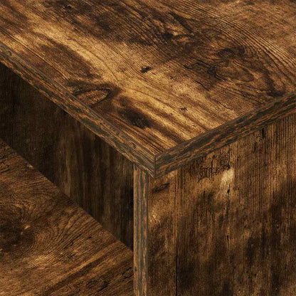 Console Table Smoked Oak 91.5 x 35 x 38.5 cm Engineered Wood