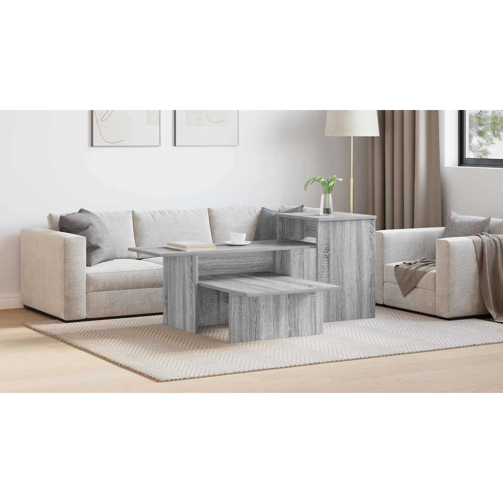 Console Table Grey Sonoma 91.5 x 35 x 38.5 cm Engineered Wood