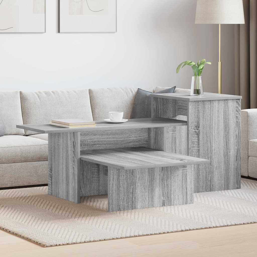 Console Table Grey Sonoma 91.5 x 35 x 38.5 cm Engineered Wood