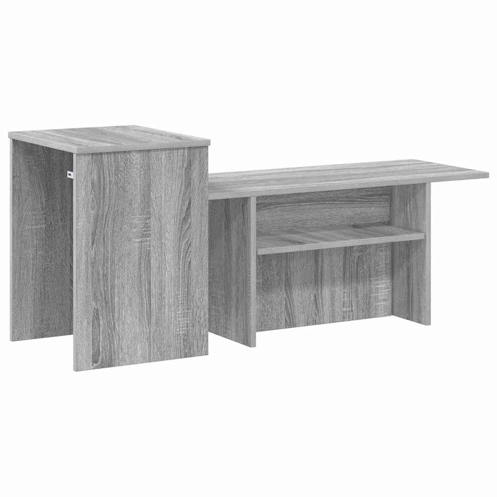 Console Table Grey Sonoma 91.5 x 35 x 38.5 cm Engineered Wood