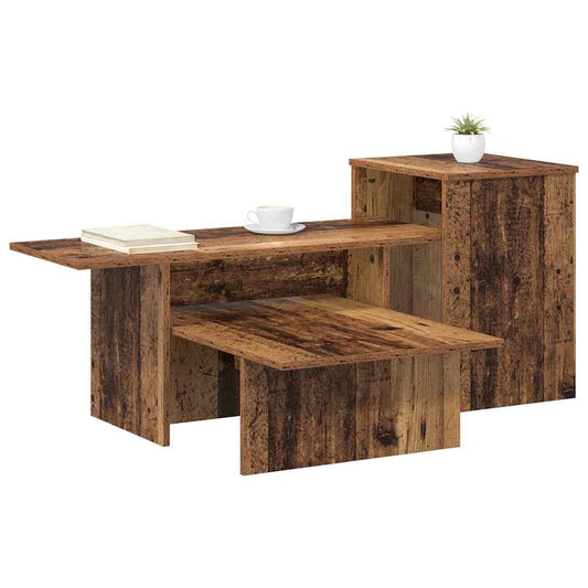 Console Table Old Wood 91.5 x 35 x 38.5 cm Engineered Wood