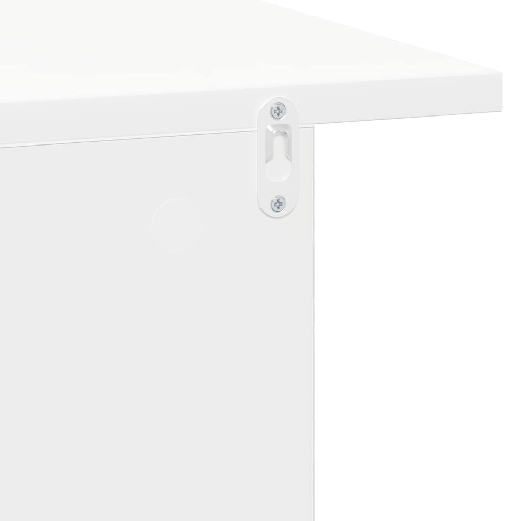 Bedside Table White 40 x 30 x 25 cm Engineered Wood