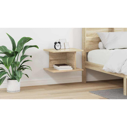 Bedside Table Sonoma Oak 40 x 30 x 25 cm Engineered Wood