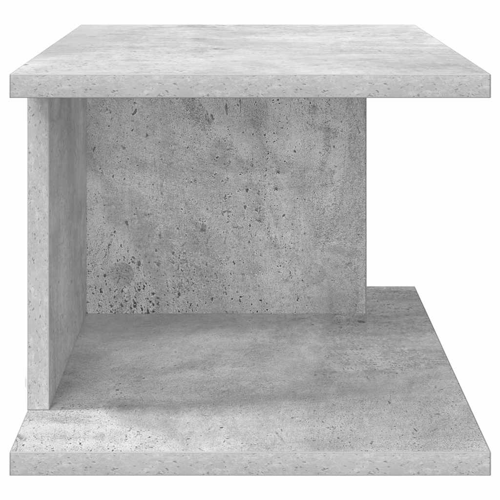 Bedside Table Concrete Grey 40 x 30 x 25 cm Engineered Wood
