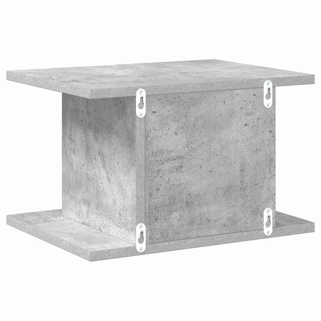 Bedside Table 2 pcs Concrete Grey 40 x 30 x 25 cm
