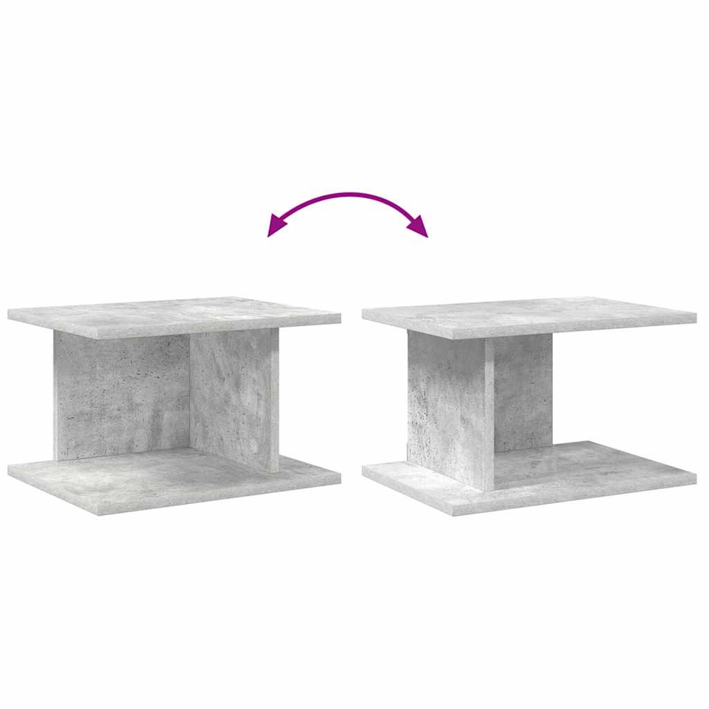 Bedside Table 2 pcs Concrete Grey 40 x 30 x 25 cm