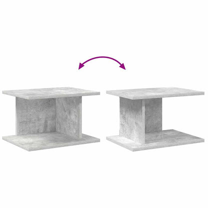 Bedside Table 2 pcs Concrete Grey 40 x 30 x 25 cm