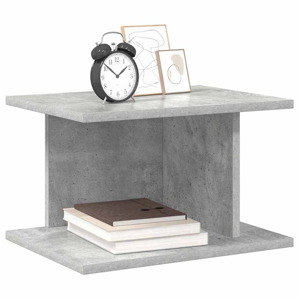 Bedside Table 2 pcs Concrete Grey 40 x 30 x 25 cm