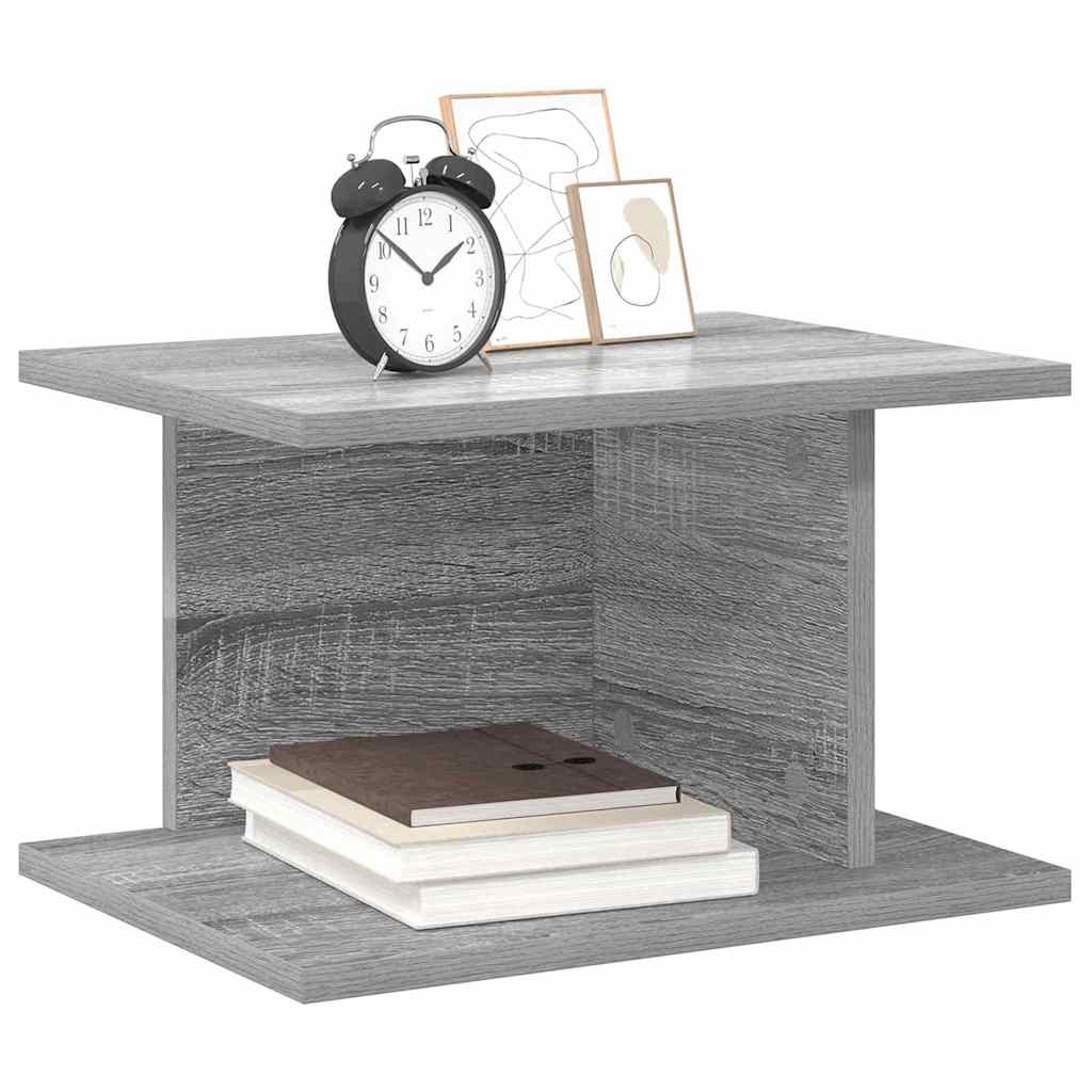 Bedside Table Grey Sonoma 40 x 30 x 25 cm Engineered Wood