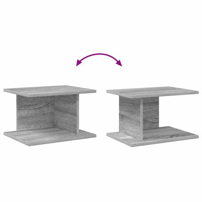 Bedside Table 2 pcs Grey Sonoma 40 x 30 x 25 cm Engineered Wood