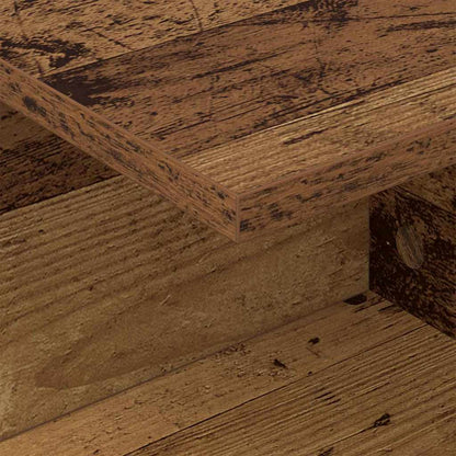 Bedside Table Old Wood 40 x 30 x 25 cm Engineered Wood