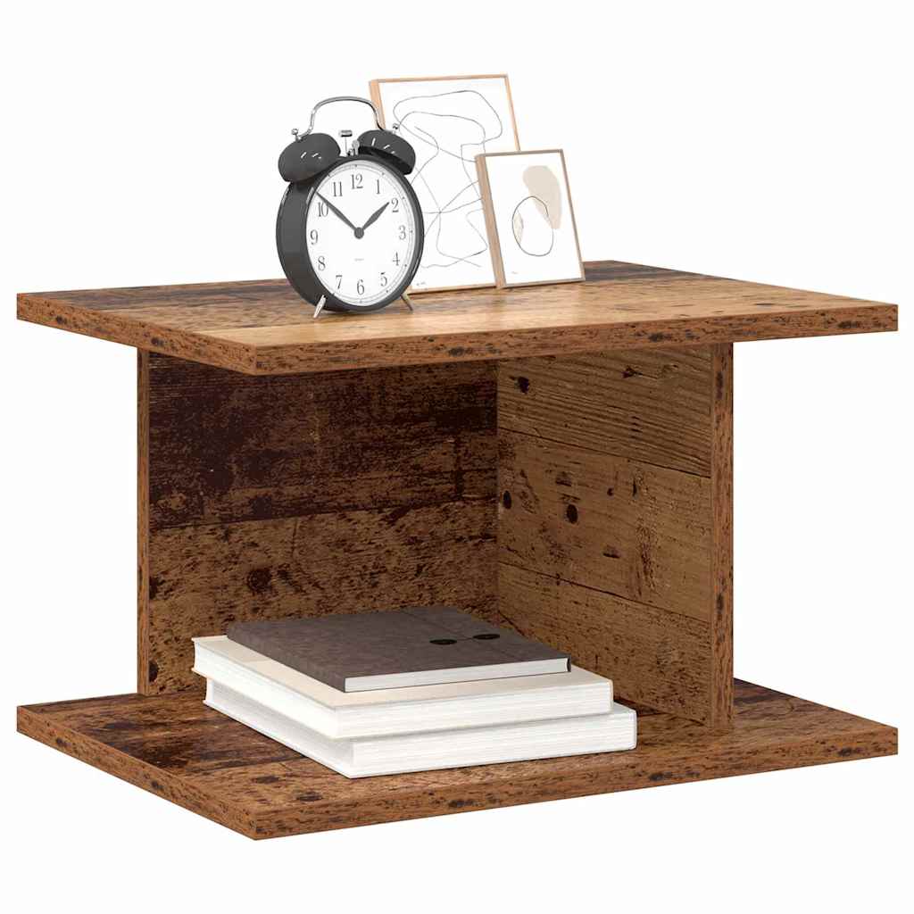 Bedside Table Old Wood 40 x 30 x 25 cm Engineered Wood