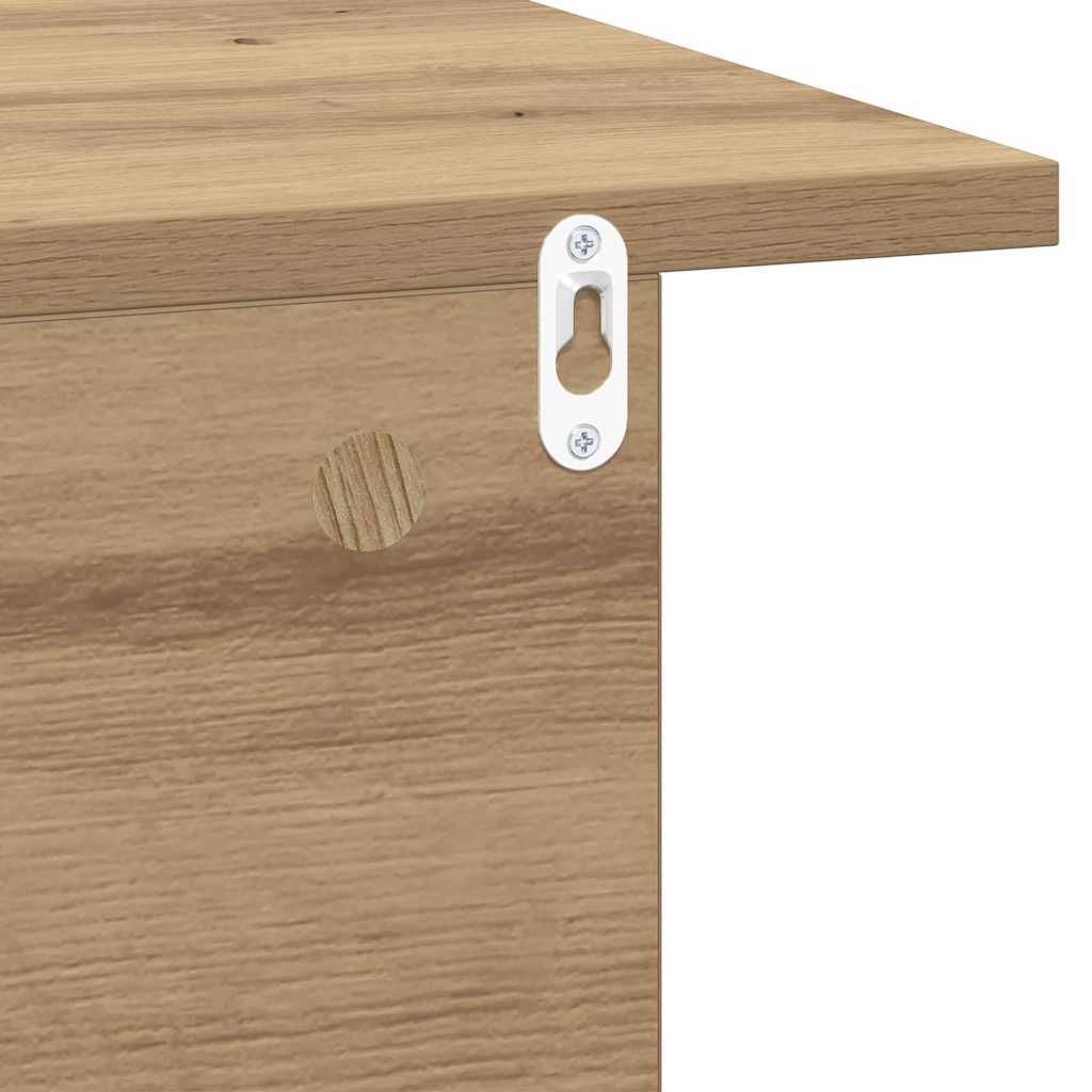 Bedside Table Artisan Oak 40 x 30 x 25 cm Engineered Wood