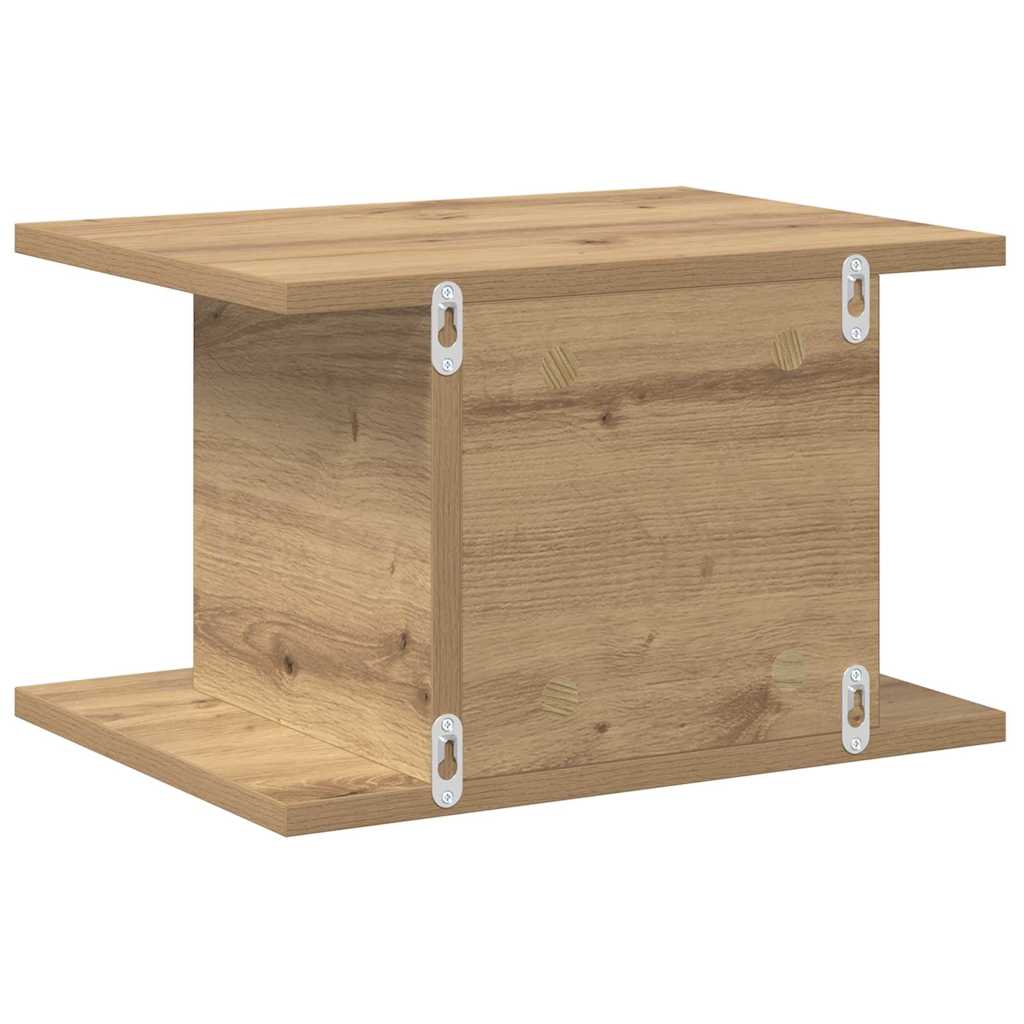 Bedside Table 2 pcs Artisan Oak 40 x 30 x 25 cm Engineered Wood