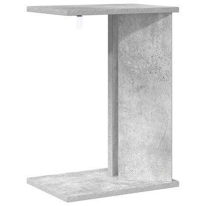 End Table Concrete Grey 35 x 25 x 50 cm Engineered Wood