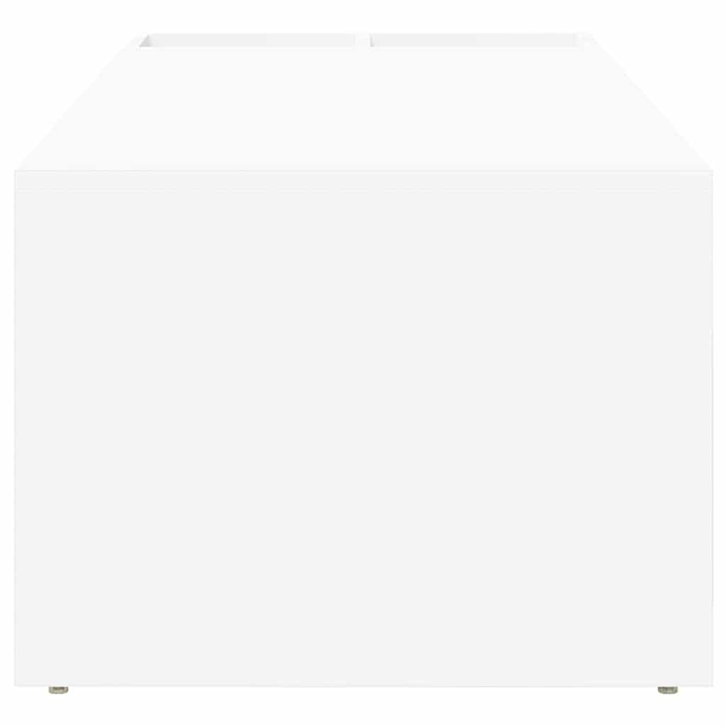 Coffee Table White 101.5 x 50 x 37 cm Engineered Wood