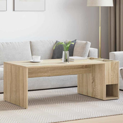 Coffee Table Sonoma Oak 101.5 x 50 x 37 cm Engineered Wood