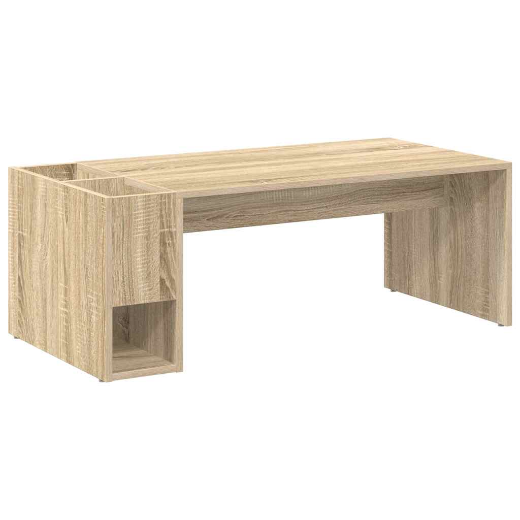 Coffee Table Sonoma Oak 101.5 x 50 x 37 cm Engineered Wood