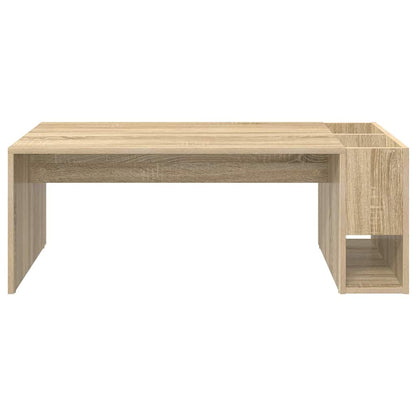 Coffee Table Sonoma Oak 101.5 x 50 x 37 cm Engineered Wood