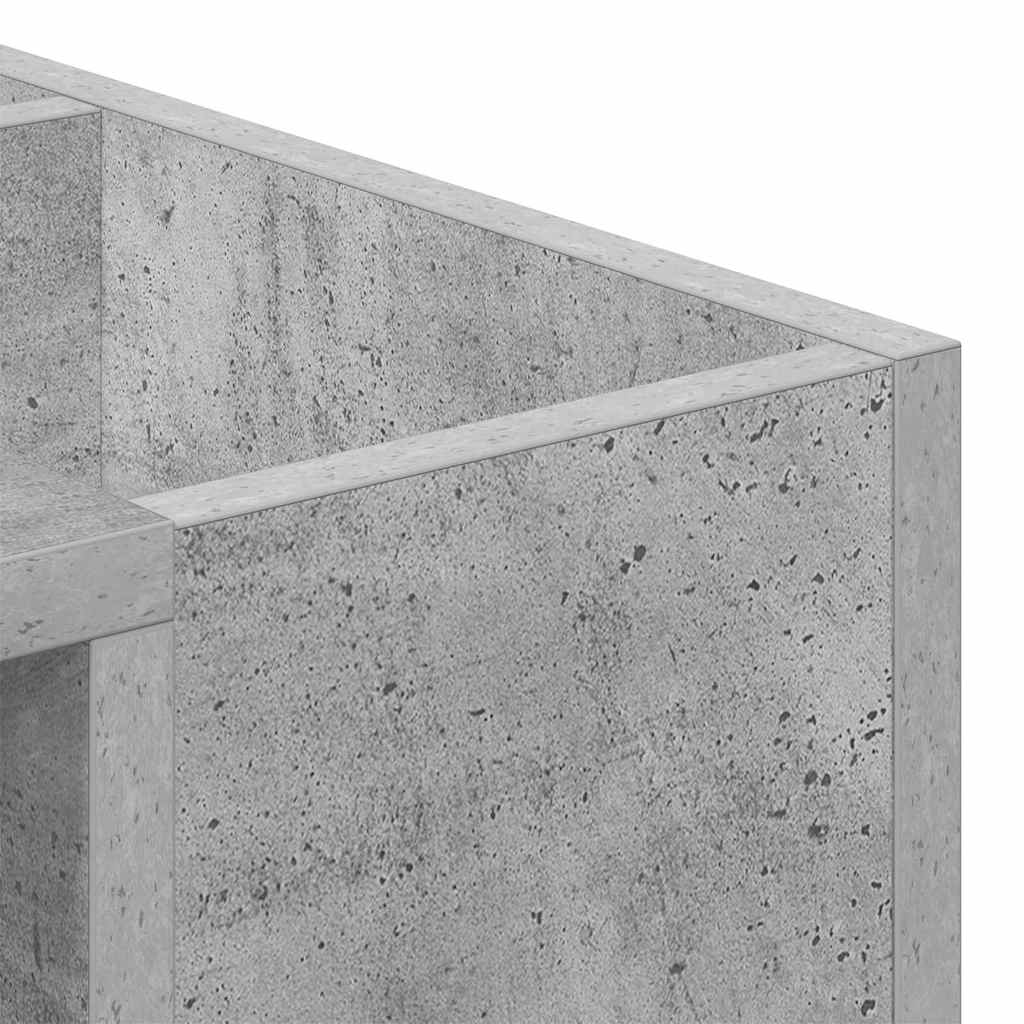 Coffee Table Concrete Grey 101.5 x 50 x 37 cm Engineered Wood