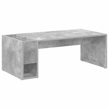 Coffee Table Concrete Grey 101.5 x 50 x 37 cm Engineered Wood