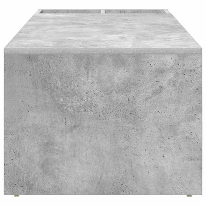 Coffee Table Concrete Grey 101.5 x 50 x 37 cm Engineered Wood