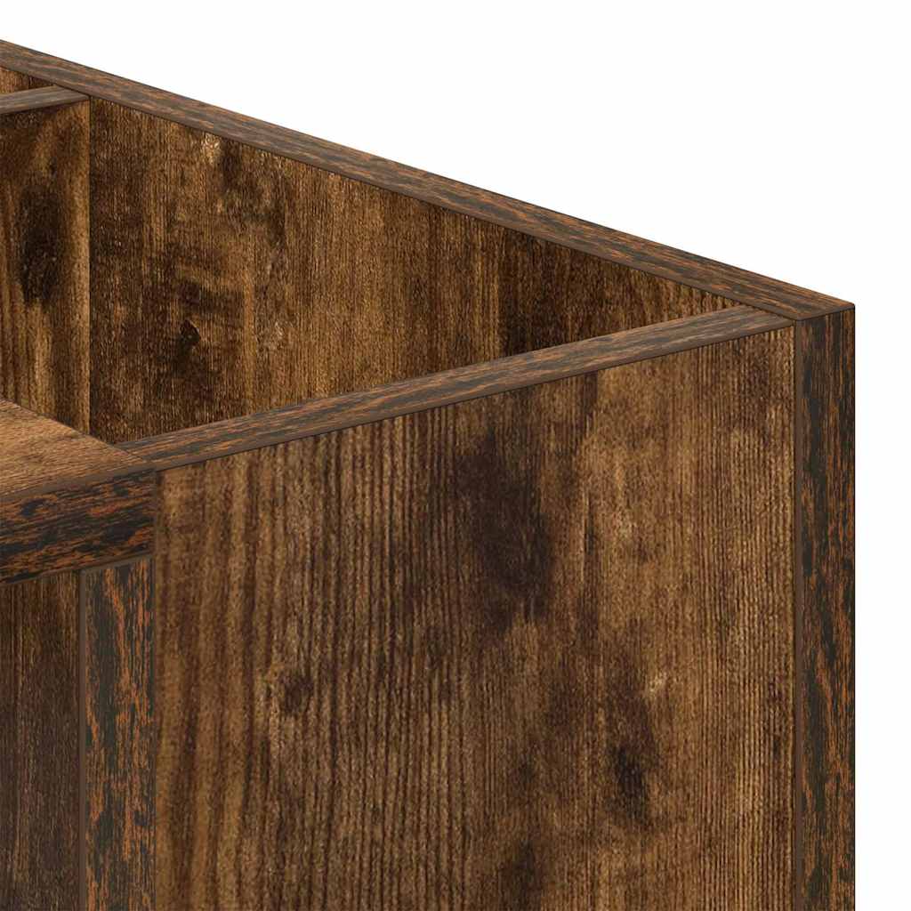 Coffee Table Smoked Oak 101.5 x 50 x 37 cm Engineered Wood