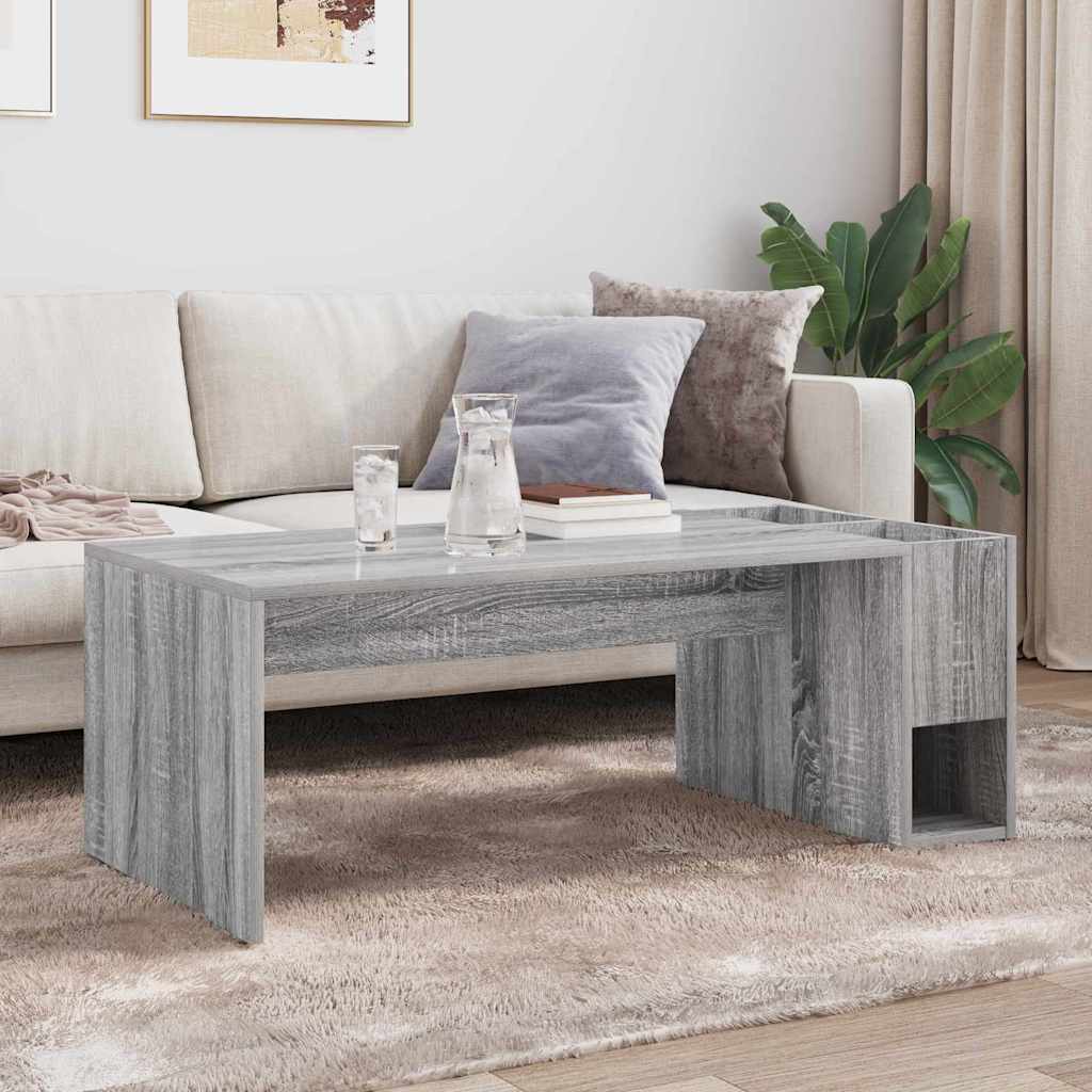 Coffee Table Grey Sonoma 101.5 x 50 x 37 cm Engineered Wood