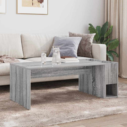 Coffee Table Grey Sonoma 101.5 x 50 x 37 cm Engineered Wood
