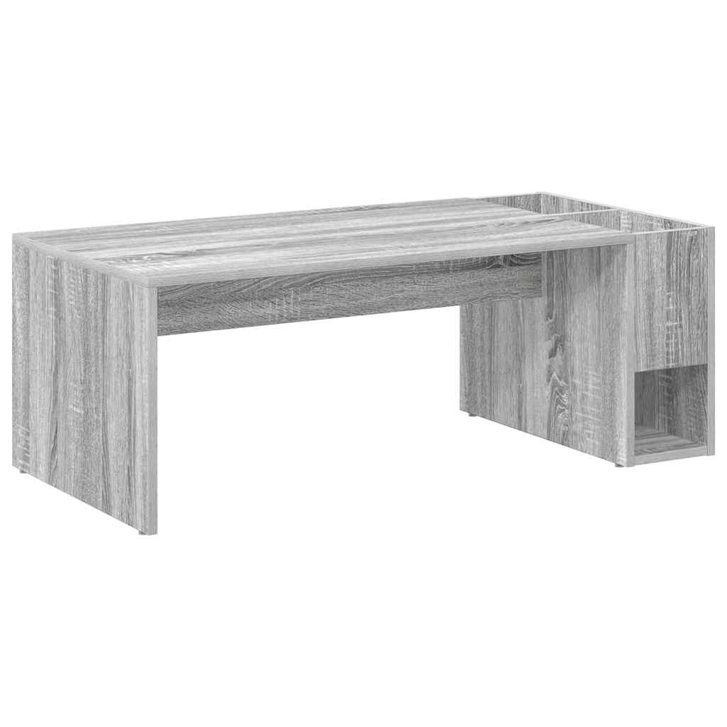 Coffee Table Grey Sonoma 101.5 x 50 x 37 cm Engineered Wood