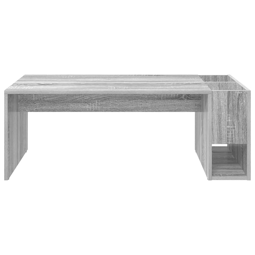 Coffee Table Grey Sonoma 101.5 x 50 x 37 cm Engineered Wood