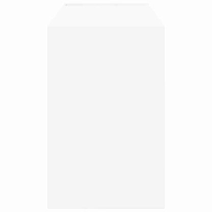 Desk White Engineered Wood 109 x 50 x 78 cm