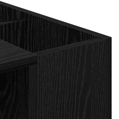 Desk Black Oak Engineered Wood 109 x 50 x 78 cm