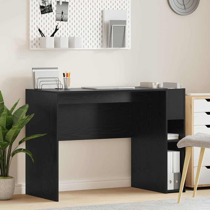 Desk Black Oak Engineered Wood 109 x 50 x 78 cm