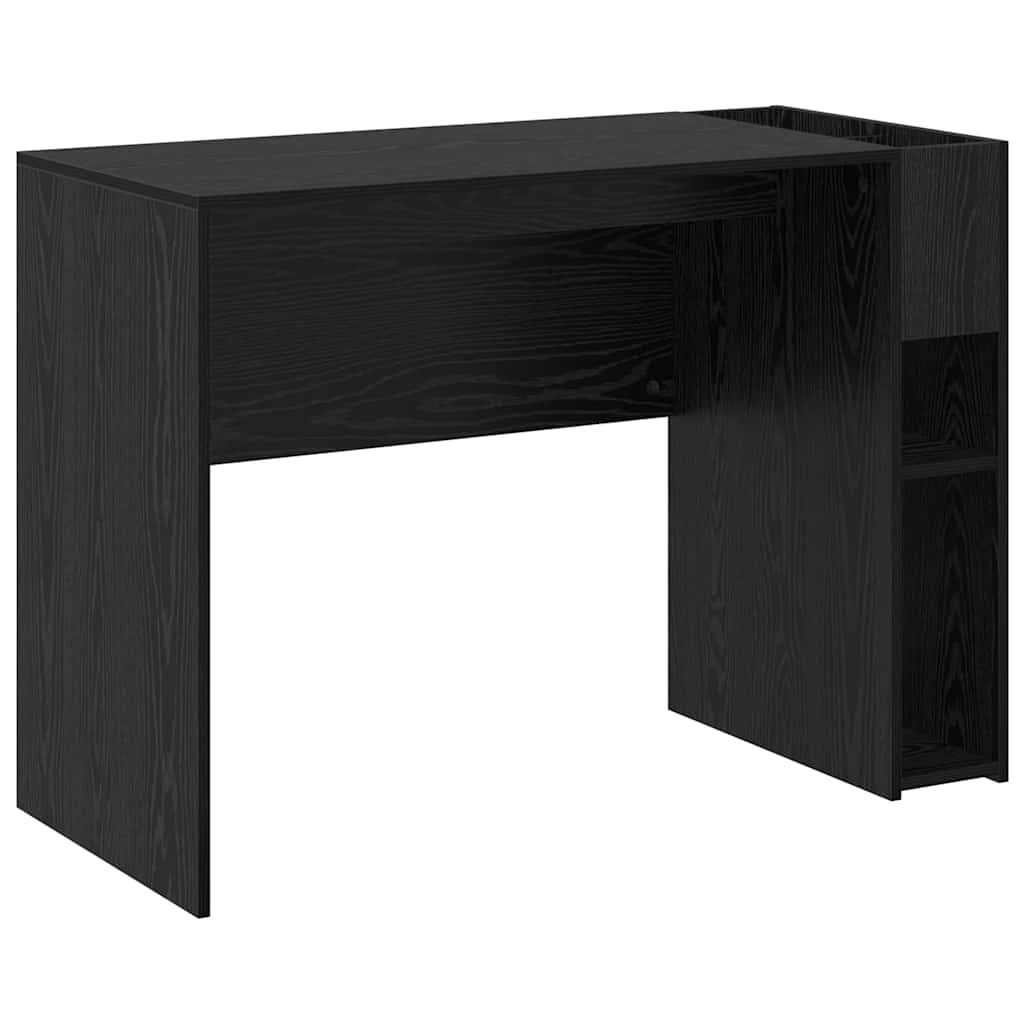 Desk Black Oak Engineered Wood 109 x 50 x 78 cm