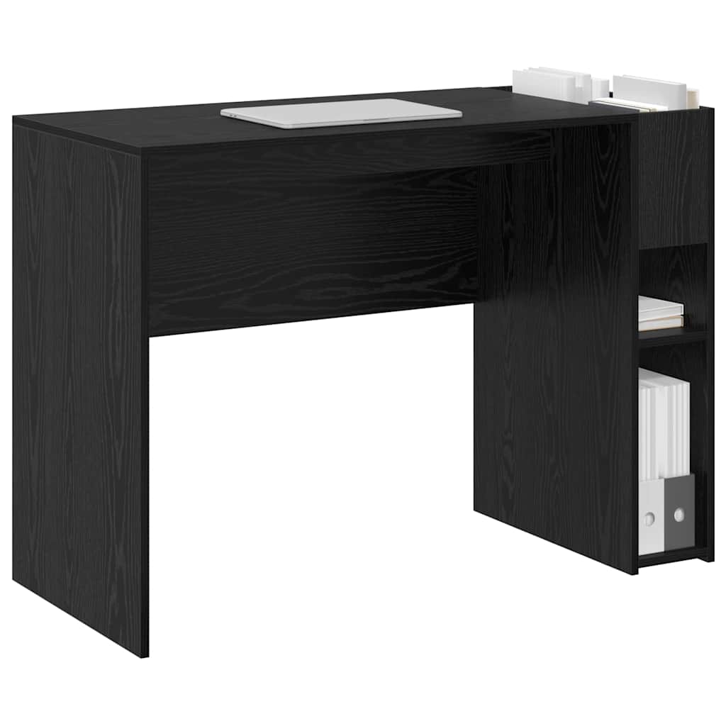 Desk Black Oak Engineered Wood 109 x 50 x 78 cm