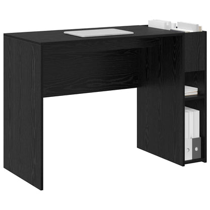 Desk Black Oak Engineered Wood 109 x 50 x 78 cm